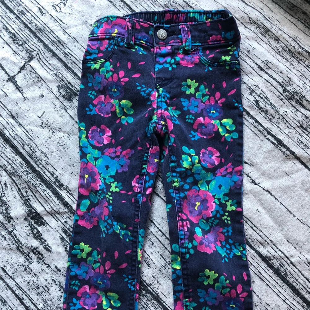 Children’s Place Floral Skinny Jeans